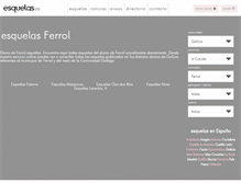 Tablet Screenshot of esquelasenferrol.com